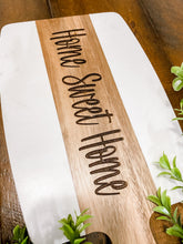 Load image into Gallery viewer, wood and marble cutting board housewarming gift