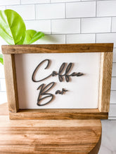 Load image into Gallery viewer, Coffee Bar Sign