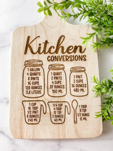 Load image into Gallery viewer, Kitchen Conversion Cutting Board