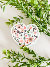 Load image into Gallery viewer, Floral Heart Sticker