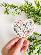 Load image into Gallery viewer, Floral Heart Sticker
