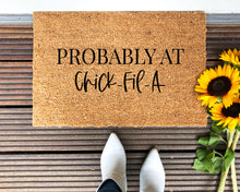 Load image into Gallery viewer, chick fil a doormat