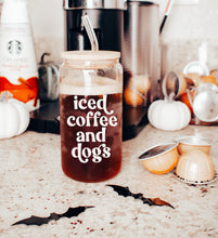 Load image into Gallery viewer, Iced Coffee + Dogs Glass Beer Can