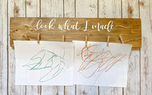 Load image into Gallery viewer, look what i made wood hanger