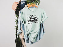 Load image into Gallery viewer, tired as a mother dusty heather prism tee