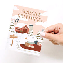 Load image into Gallery viewer, Season&#39;s Greeting! Tree Farm Greeting Card

