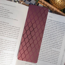 Load image into Gallery viewer, Maroon Dragon Foil Bookmark
