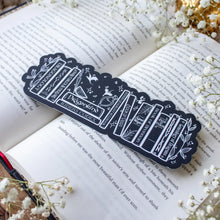 Load image into Gallery viewer, Fourth Wing Violet Bookshelf Bookmark
