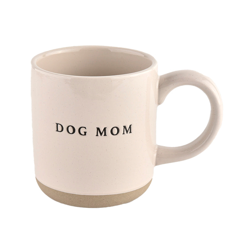 Dog Mom Stoneware Coffee Mug