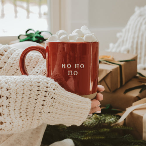 ho ho ho stoneware mug