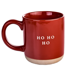 Load image into Gallery viewer, Ho Ho Ho Red Stoneware Coffee Mug
