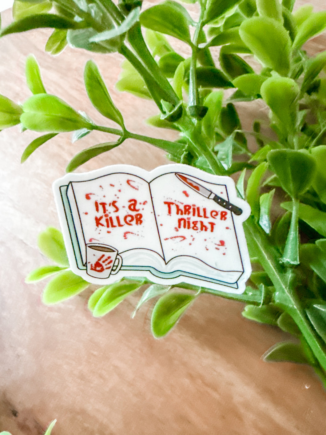Thriller Book Sticker