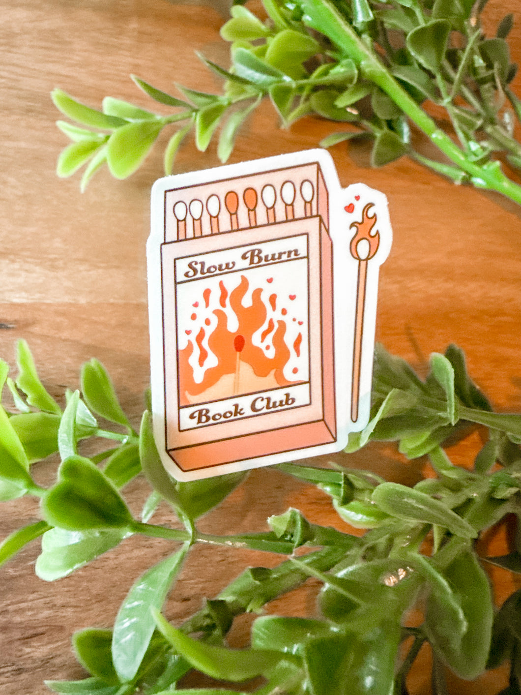Slow Burn Book Club Sticker