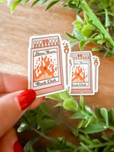 Load image into Gallery viewer, Slow Burn Book Club Sticker
