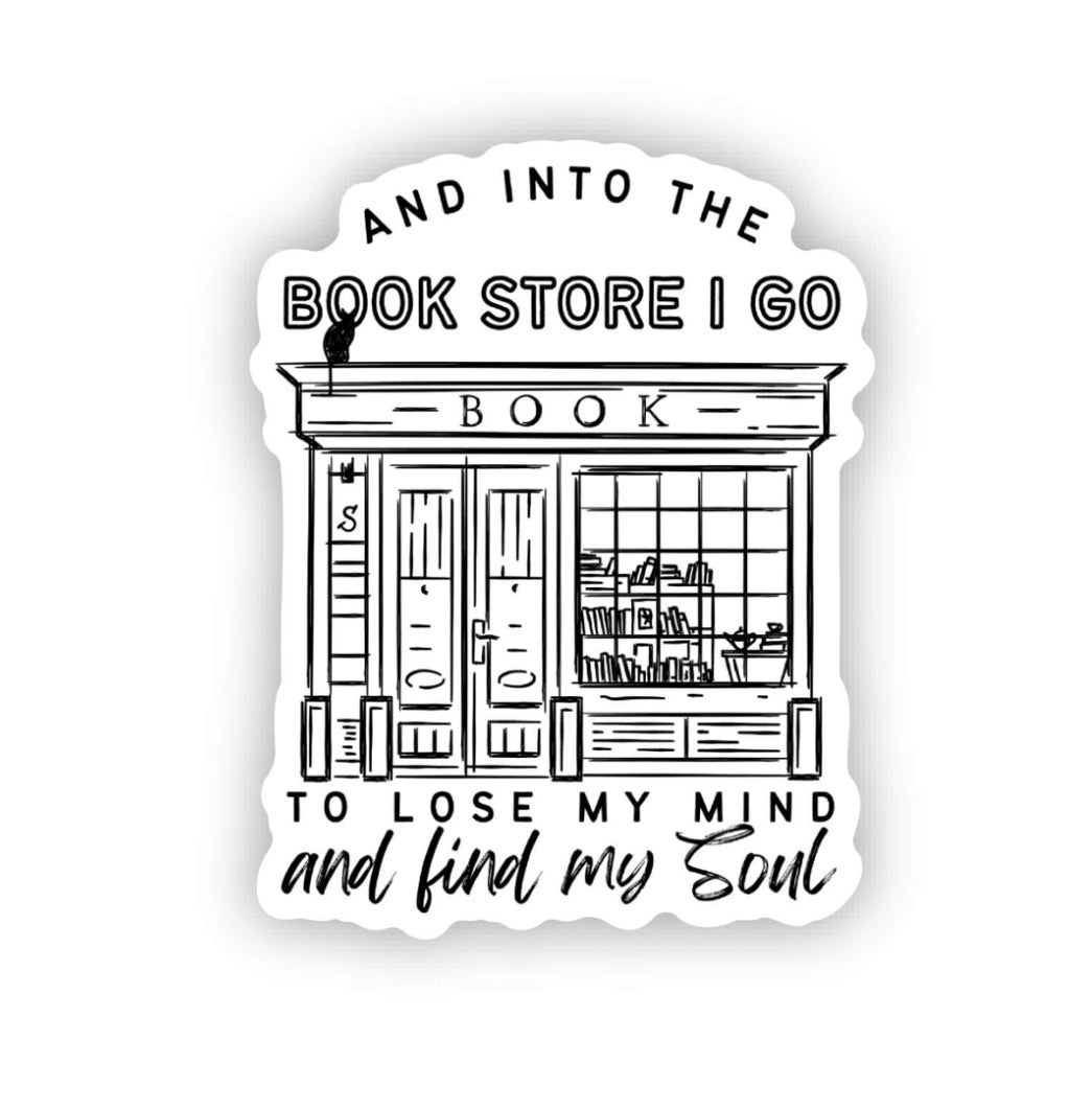Into The Bookstore Sticker