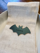 Load image into Gallery viewer, Personalized Acrylic Bat Place Card
