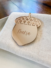 Load image into Gallery viewer, Acorn Place Card
