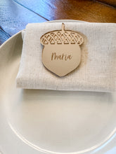 Load image into Gallery viewer, Acorn Place Card
