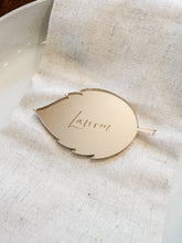 Load image into Gallery viewer, Leaf Place Card
