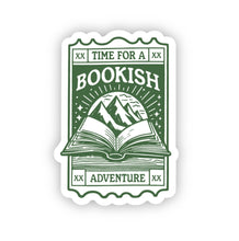 Load image into Gallery viewer, Time For A Bookish Adventure Ticket Sticker
