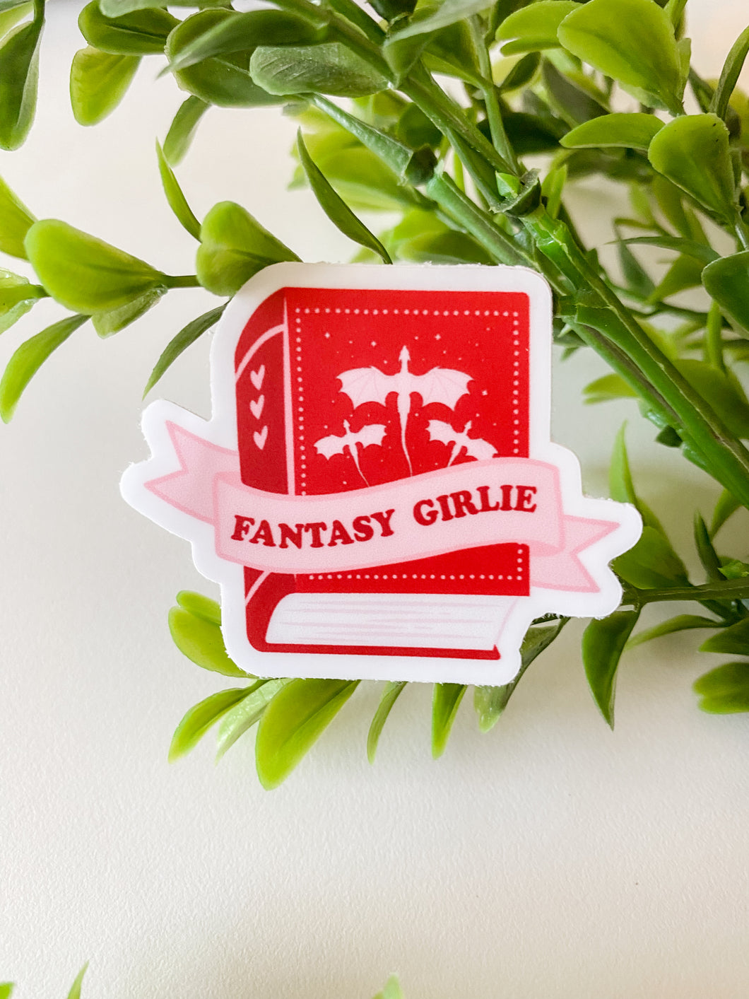 Fantasy Girlie Book Sticker