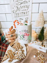 Load image into Gallery viewer, believe in the magic christmas mug white cermamic mug
