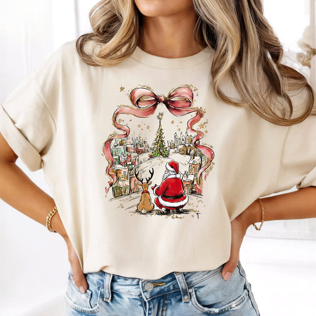 Santa's Christmas Village Tee
