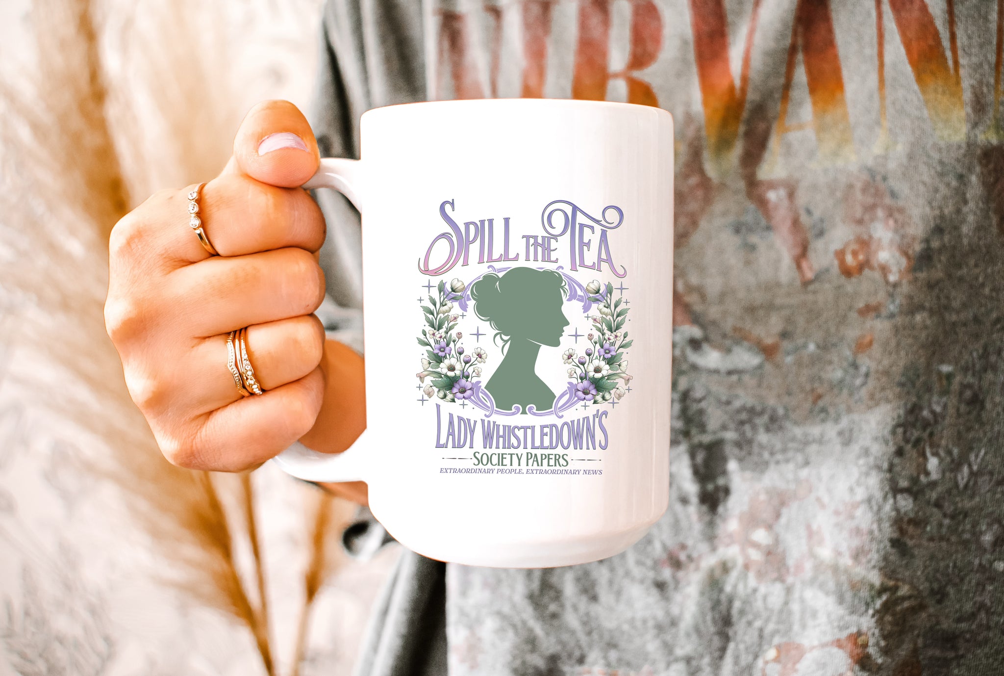 Spill The Tea Bridgerton Coffee Mug