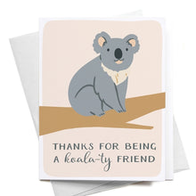 Load image into Gallery viewer, koalaty friendship card
