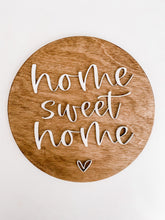 Load image into Gallery viewer, home sweet home tiered tray sign
