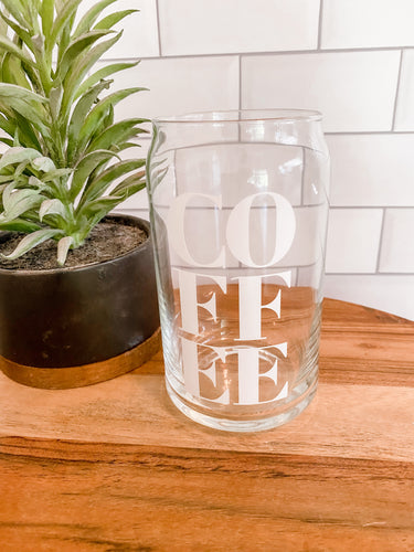 coffee glass beer can