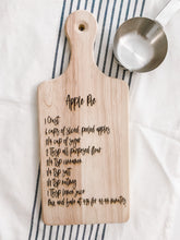 Load image into Gallery viewer, apple pie recipe boar
