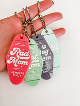 Load image into Gallery viewer, Rad Mom Keychain

