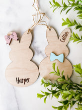 Load image into Gallery viewer, personalized easter bunny tags
