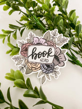 Load image into Gallery viewer, Floral Book Nerd Stickers
