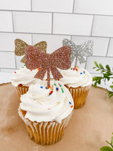 Load image into Gallery viewer, Bow Cupcake Toppers
