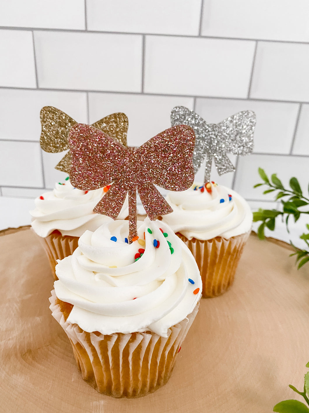 Bow Cupcake Toppers