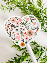 Load image into Gallery viewer, Floral Heart Sticker
