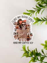 Load image into Gallery viewer, Spicy Book and Icy Coffee Sticker
