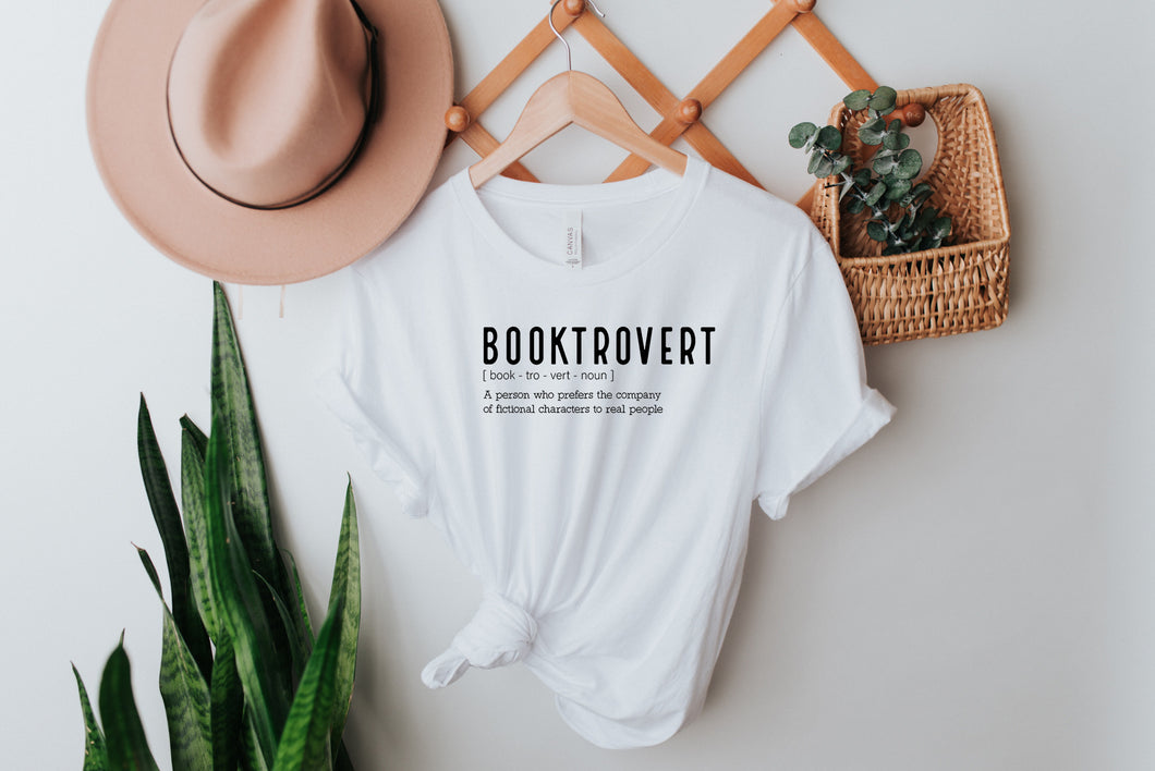 Booktrovert Definition Shirt