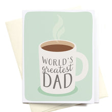 Load image into Gallery viewer, worlds greatest dad card
