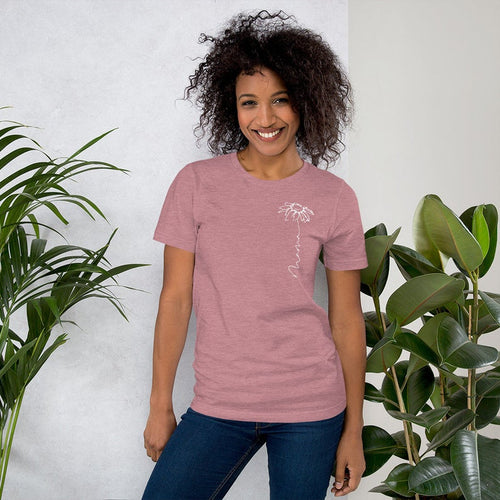 mauve mama sunflower tee