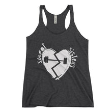 Load image into Gallery viewer, gray sweat sisters work out tank top
