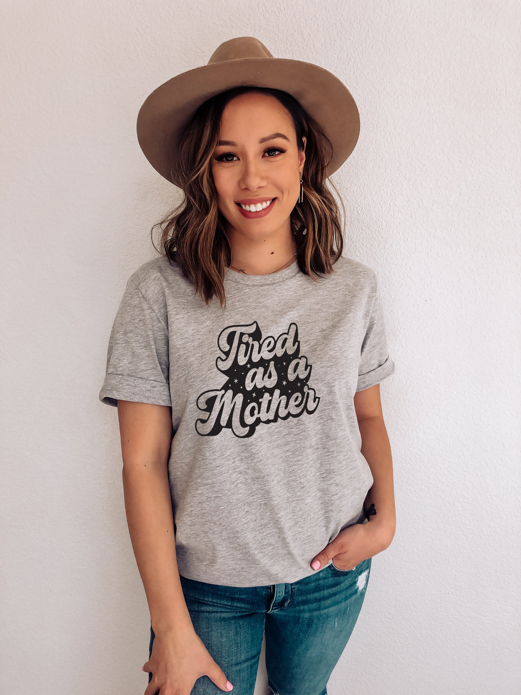 tired as a mother retro shirt